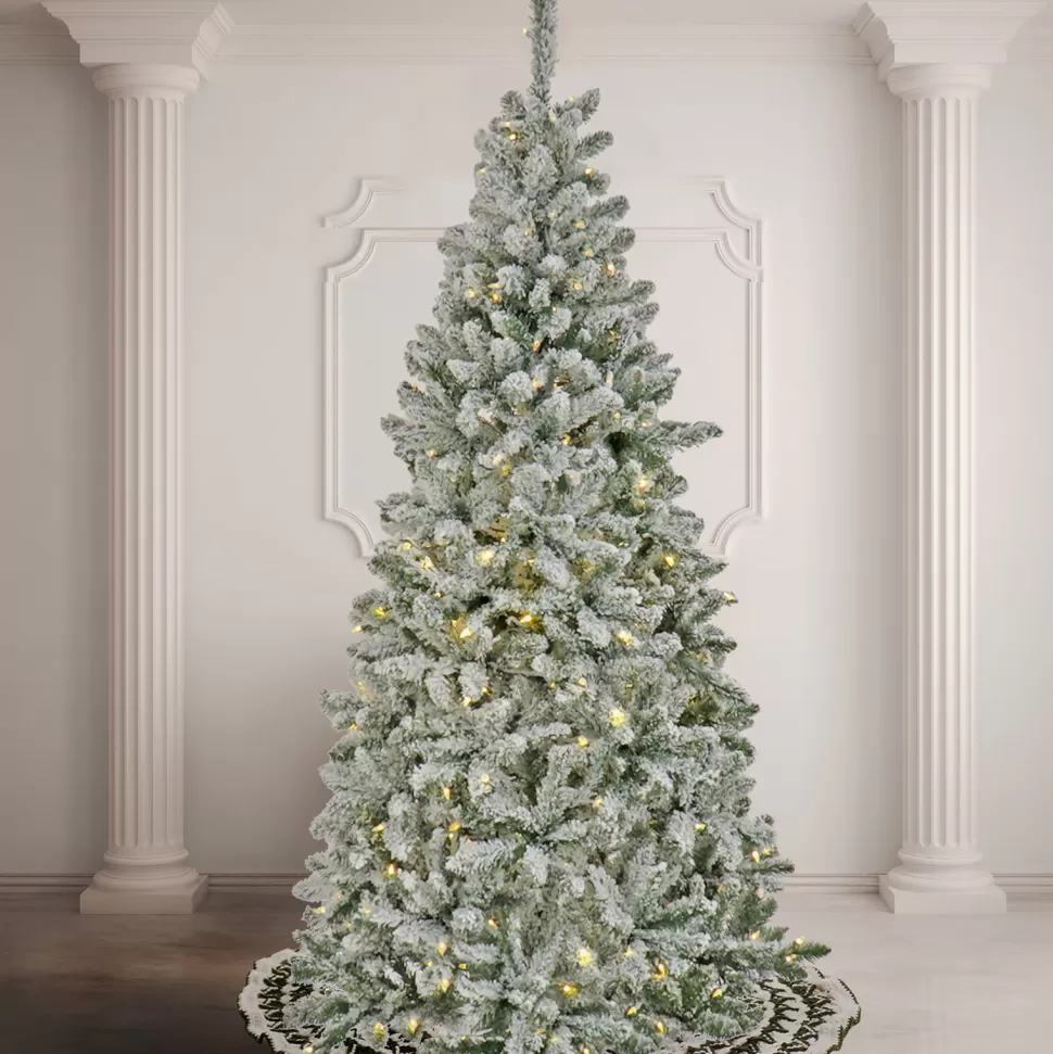 Discount The Holiday Aisle 108'' H Green Fir Christmas Tree With 600 Led Lights
