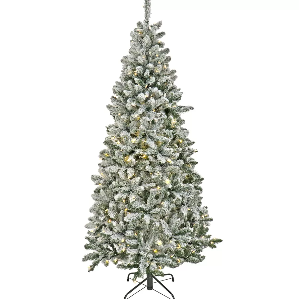 Discount The Holiday Aisle 108'' H Green Fir Christmas Tree With 600 Led Lights