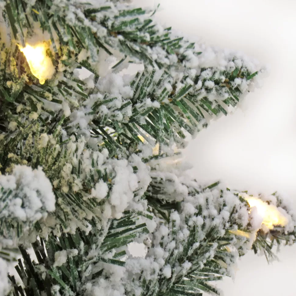 Discount The Holiday Aisle 108'' H Green Fir Christmas Tree With 600 Led Lights