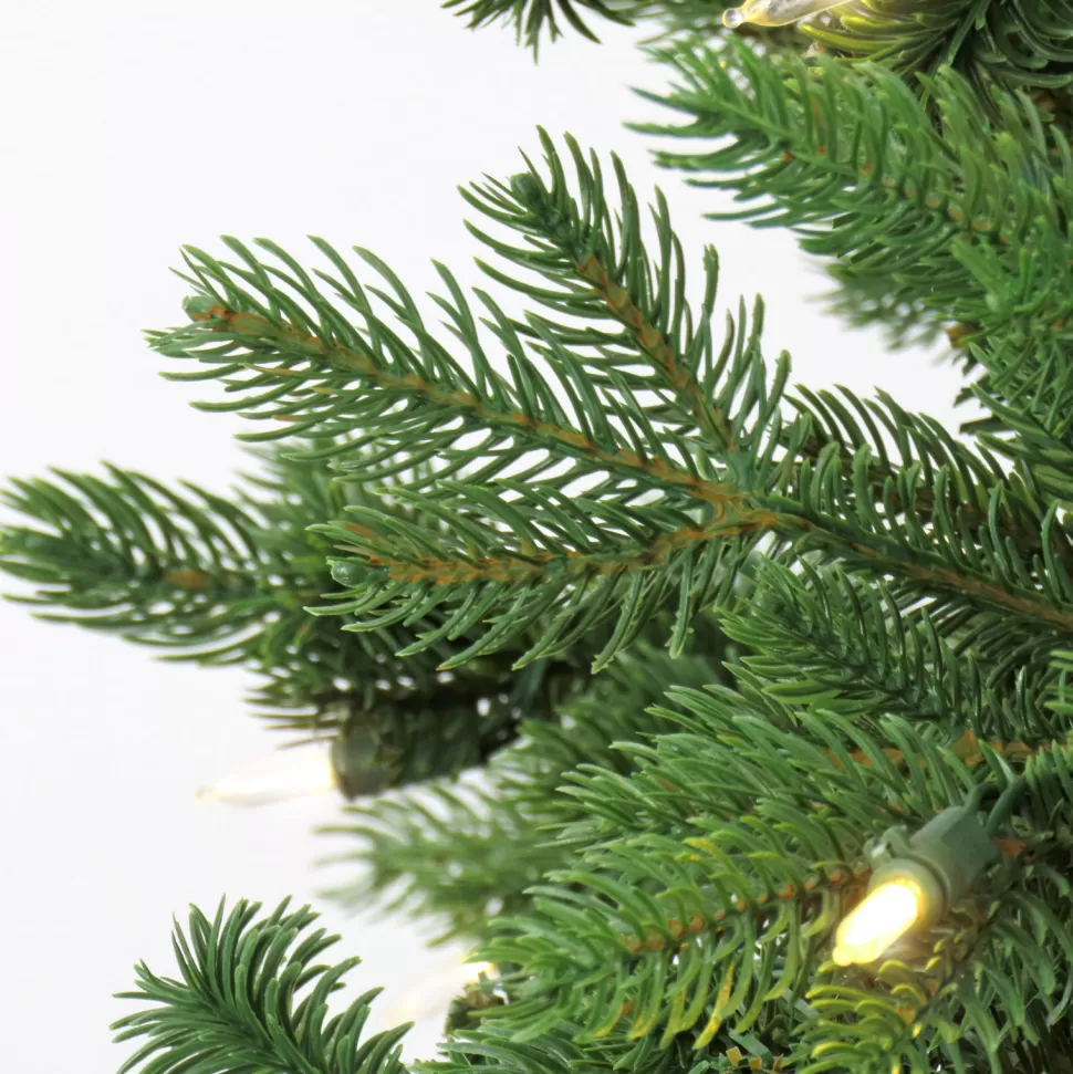 Discount National Tree Company 108" H Green Most Realistic Artificial Fir Christmas Tree With 1200 Led Lights