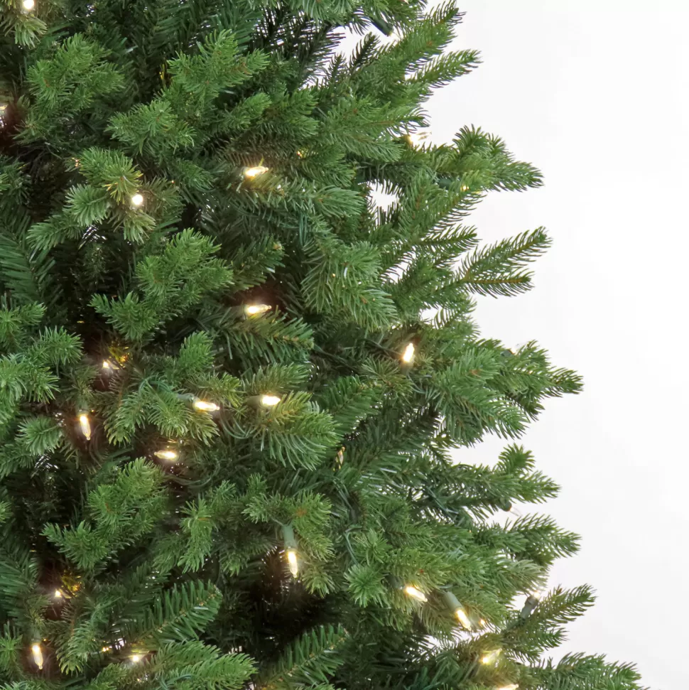 Discount National Tree Company 108" H Green Most Realistic Artificial Fir Christmas Tree With 1200 Led Lights