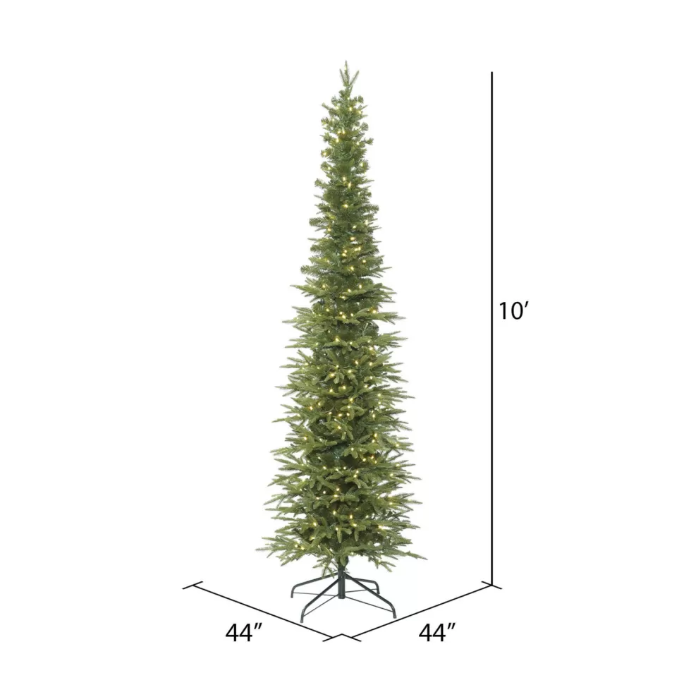 Flash Sale The Holiday Aisle 10' Green Fir Artificial Christmas Tree With 800 Clear Lights
