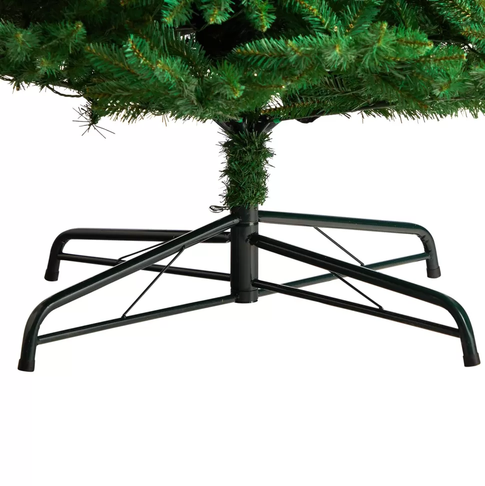 Discount The Holiday Aisle 12' H Slender Green Pine Cashmere Christmas Tree With 1100 Led Lights