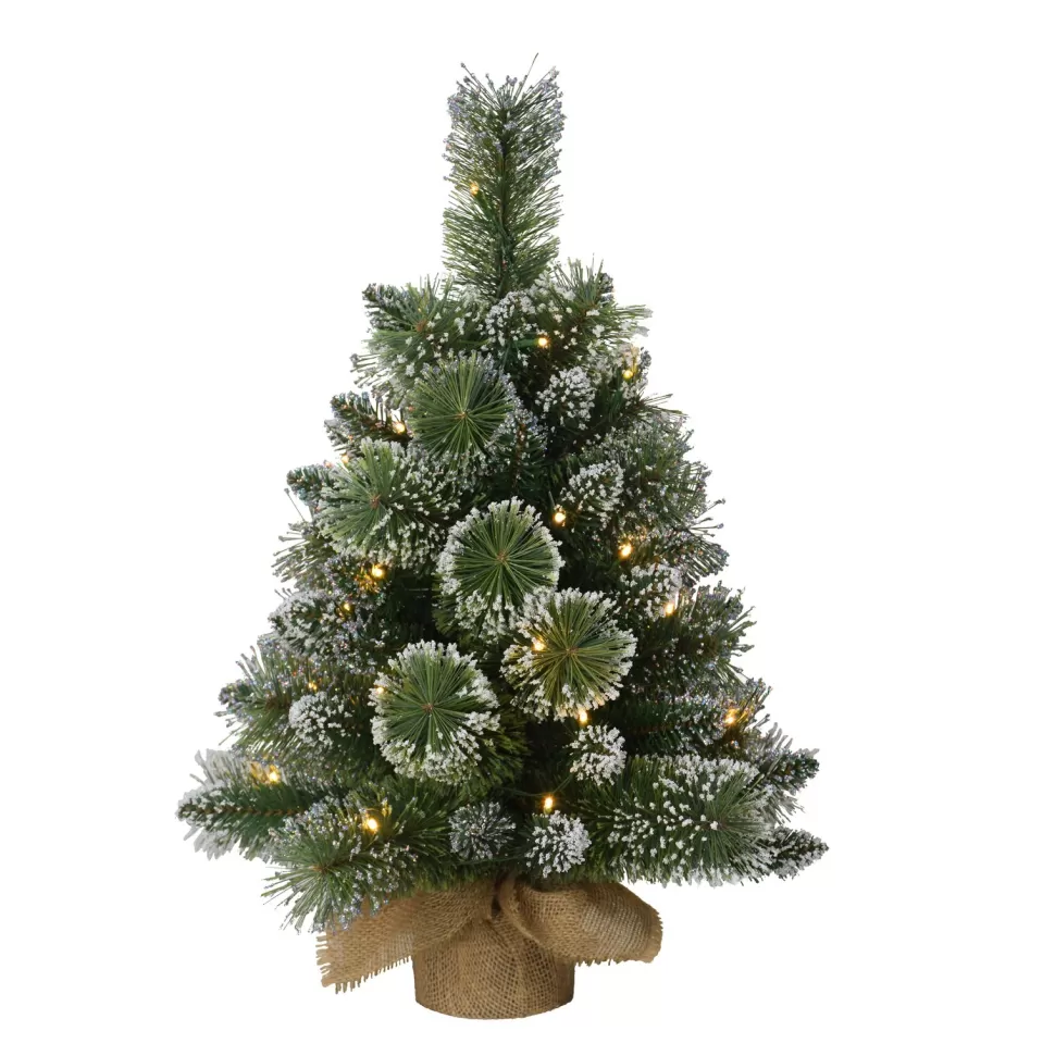 Store The Holiday Aisle 2' Lighted Artificial Pine Christmas Tree