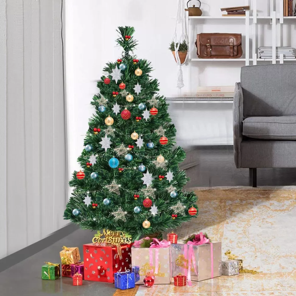 Hot The Holiday Aisle 36'' H Green Fir Cashmere Christmas Tree With Fiber Optic Lights