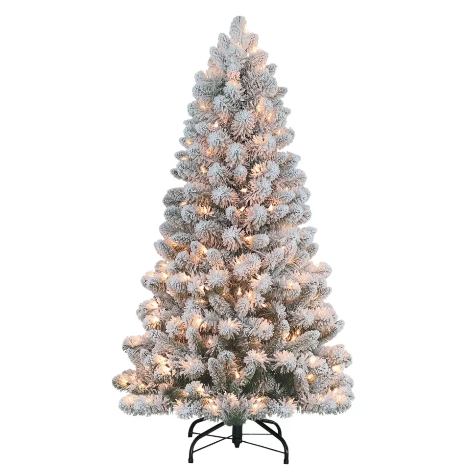 Clearance The Holiday Aisle 4.5' Lighted Artificial Pine Christmas Tree - Stand Included