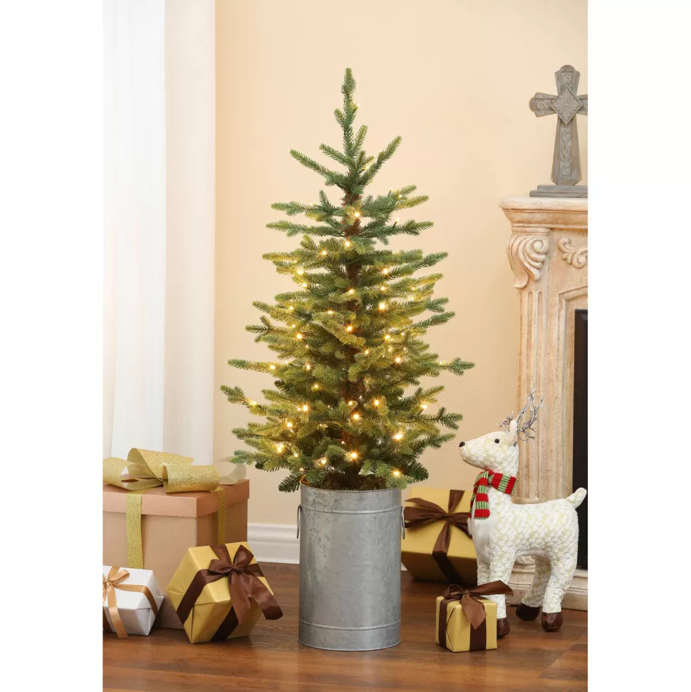 New Sand & Stable 48'' Lighted Artificial Fraser Fir Christmas Tree - Stand Included