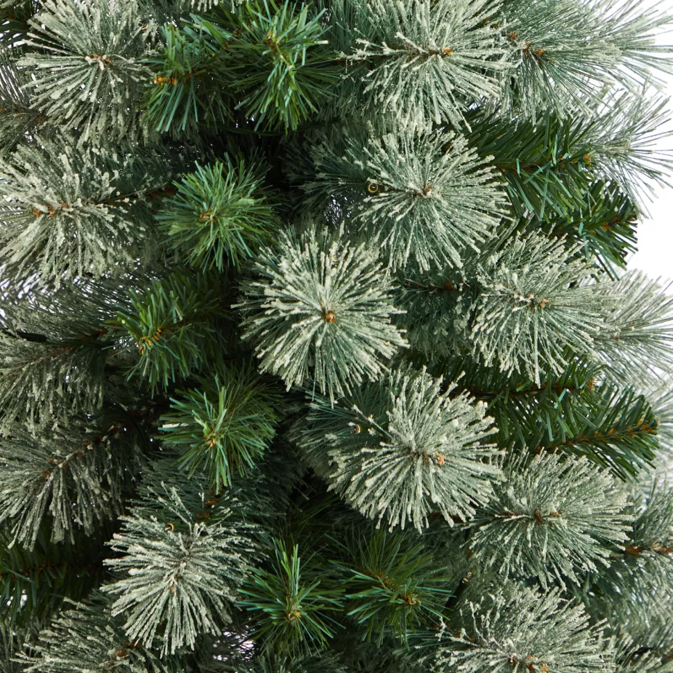 Outlet The Holiday Aisle 4' 6" H Green Pine Cashmere Christmas Tree With 120 Led Lights
