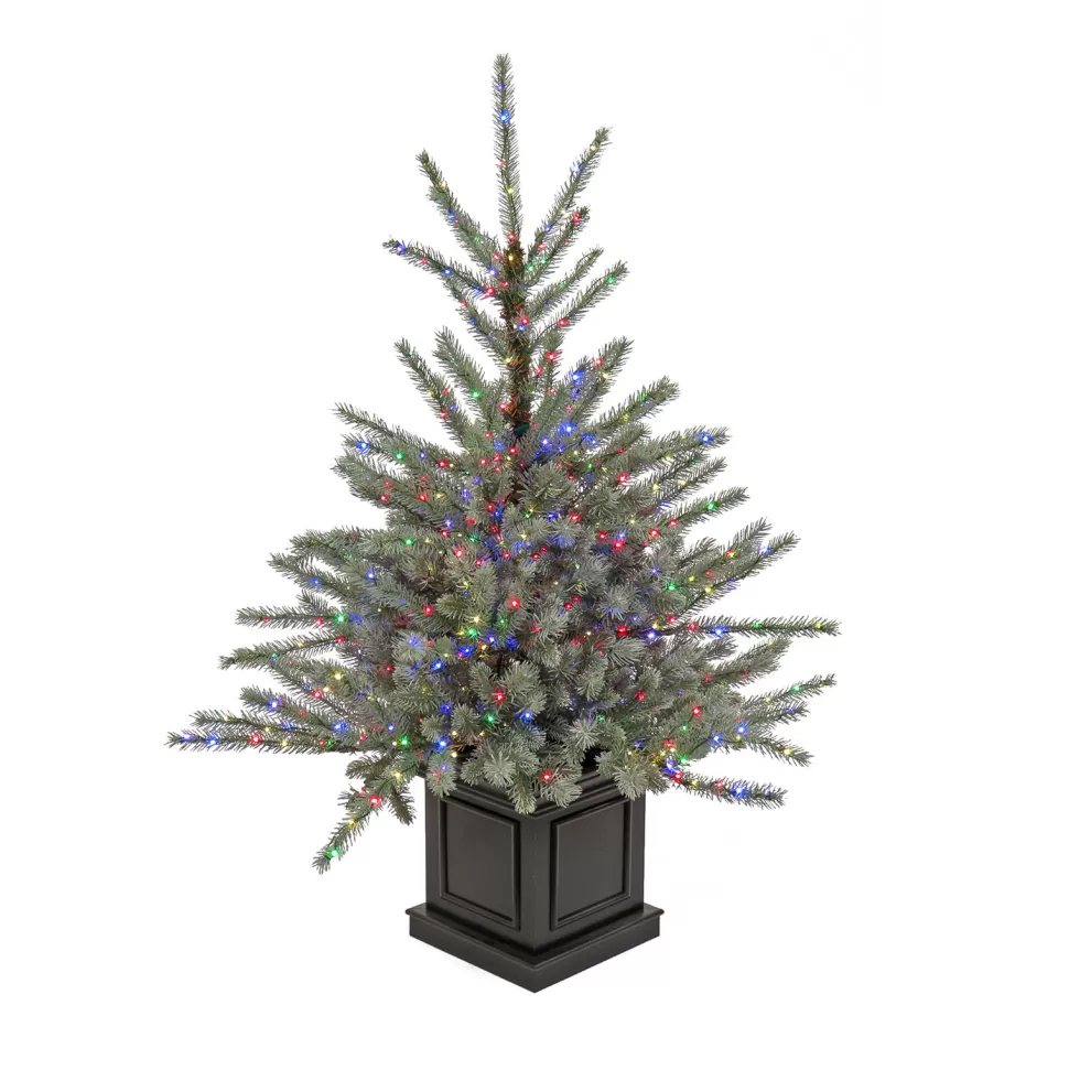 Shop The Holiday Aisle 4' Blue Pe Spruce Christmas Tree With 780 Lights