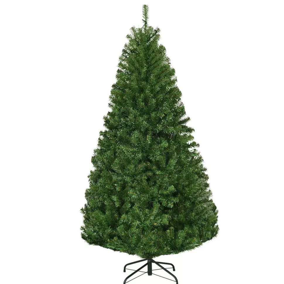 Fashion The Holiday Aisle 4' Green Pine Artificial Christmas Tree With 100 Multi-Color Lights