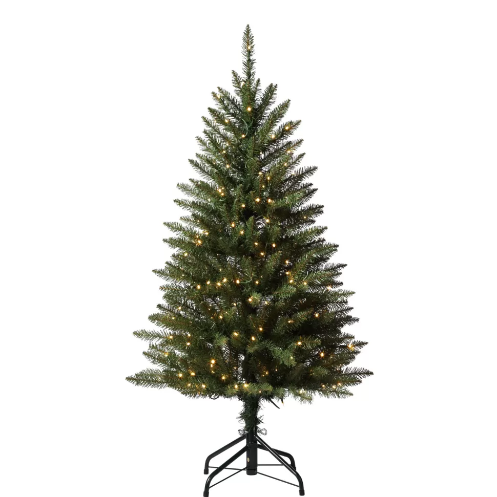 Store Haute Decor 4' H Green Artificial Fir Christmas Tree With 200 Led Lights