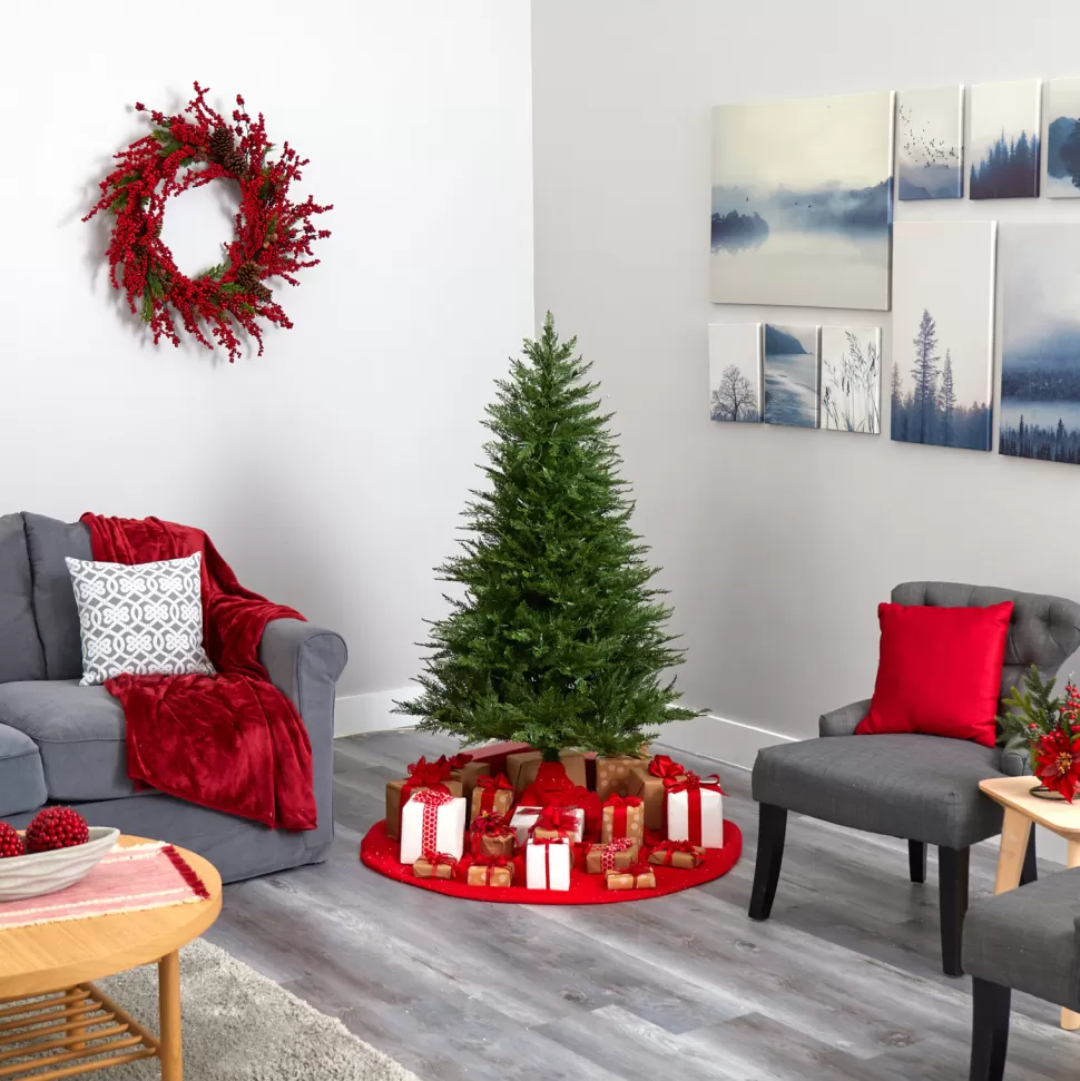 Hot The Holiday Aisle 5' Green Fir Artificial Christmas Tree With 250 Clear Lights