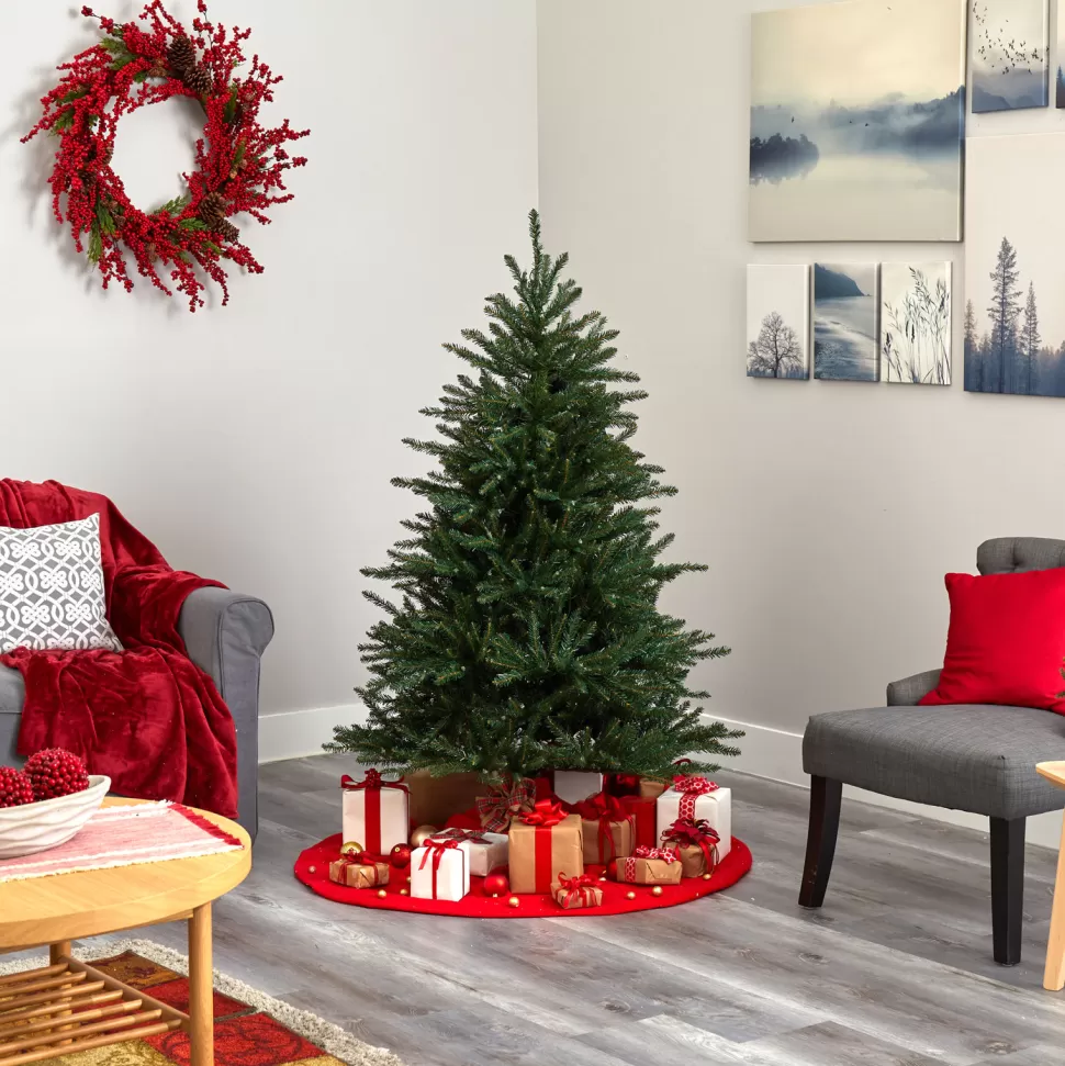 Flash Sale The Holiday Aisle 5' Green Fir Artificial Christmas Tree With 350 Clear Lights