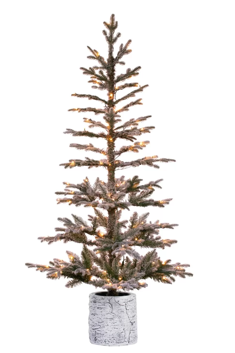 New Sand & Stable 5' White Fir Artificial Christmas Tree With 150 White Lights