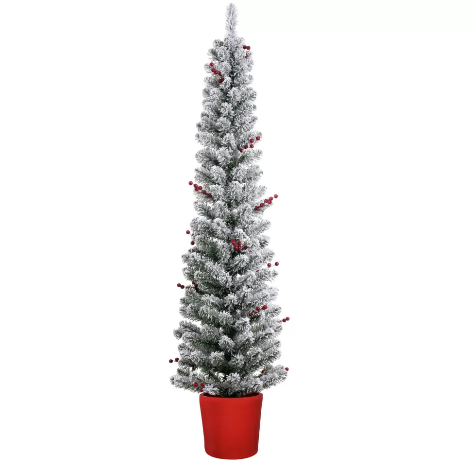 Cheap The Twillery Co. 5' White Fir Artificial Christmas Tree With 70 White Lights
