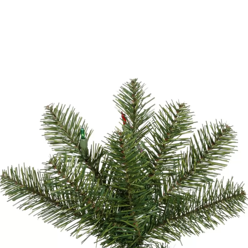 Flash Sale The Holiday Aisle 6.5' Green Artificial Christmas Tree With 250 Multicolored Lights With Stand