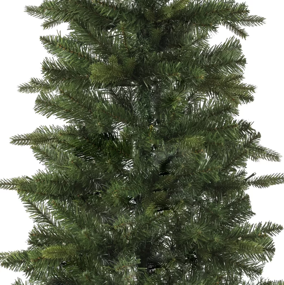 Discount The Holiday Aisle 6'5" Slender Green Realistic Artificial Fir Christmas Tree With 150 Led Lights