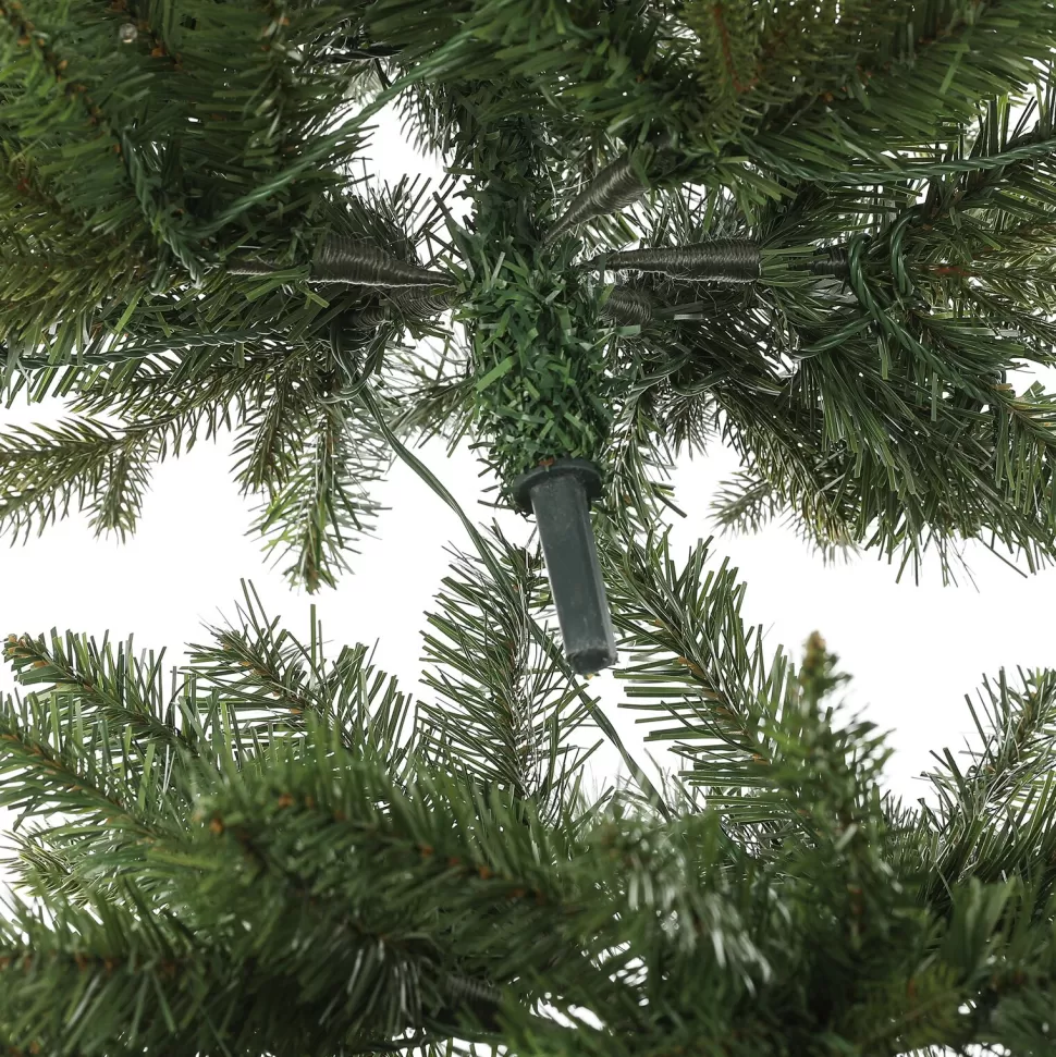 Discount The Holiday Aisle 6'5" Slender Green Realistic Artificial Fir Christmas Tree With 150 Led Lights