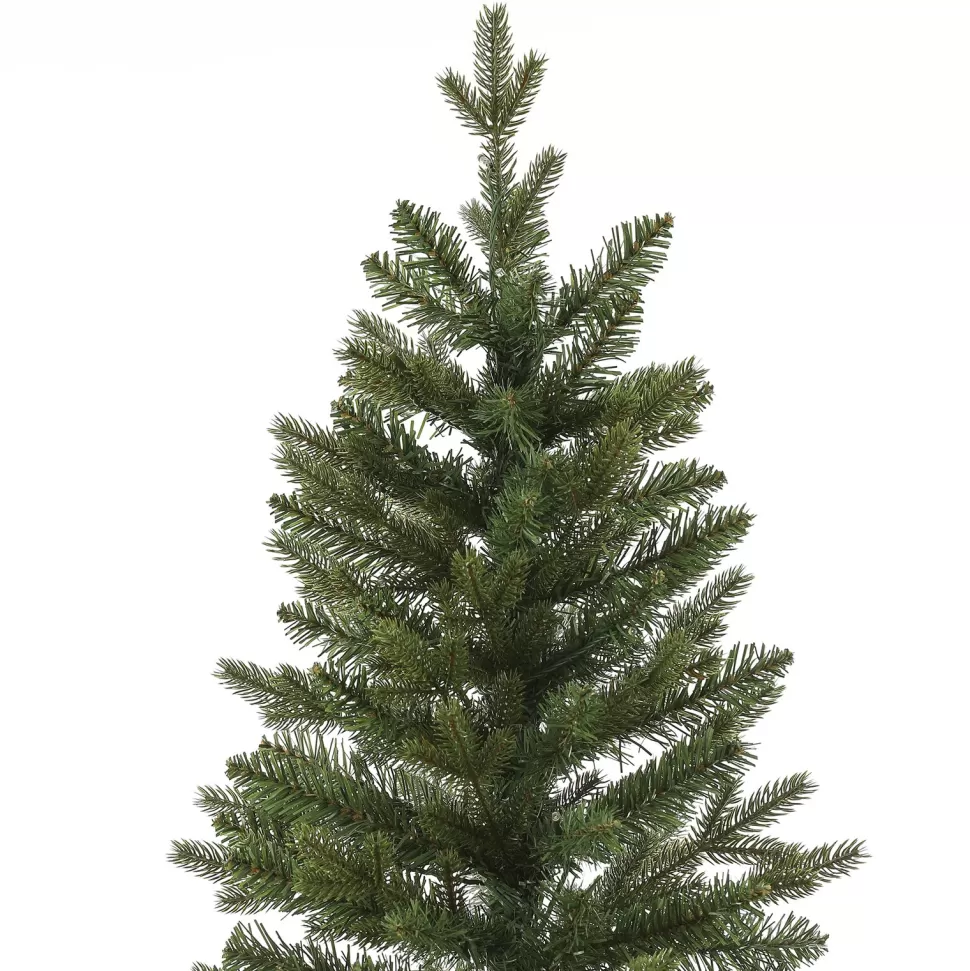 Discount The Holiday Aisle 6'5" Slender Green Realistic Artificial Fir Christmas Tree With 150 Led Lights
