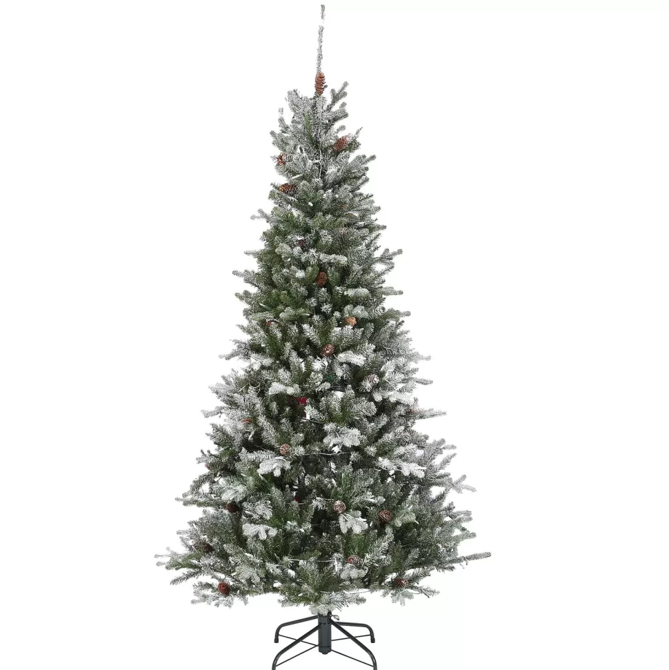 Discount The Holiday Aisle 6'6" Green Spruce Artificial Christmas Tree With 400 Clear/White Lights