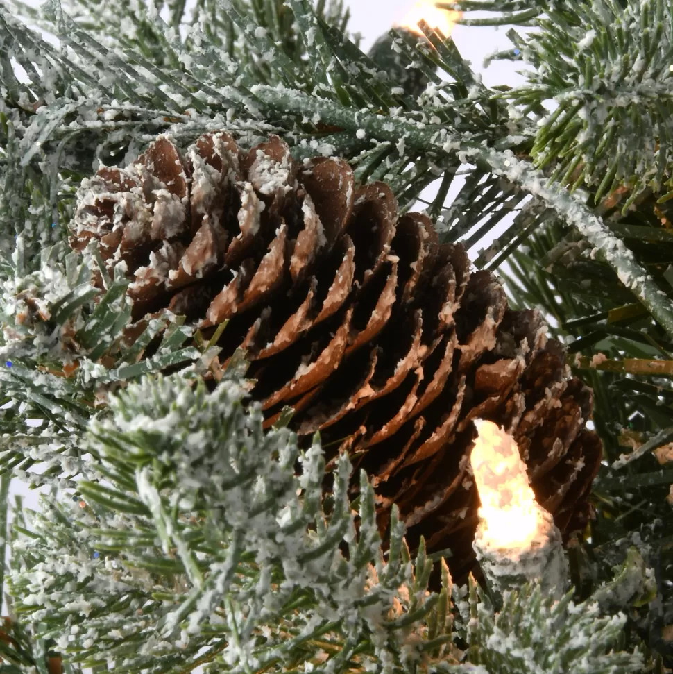 Discount The Holiday Aisle 6'6" Green Spruce Artificial Christmas Tree With 400 Clear/White Lights