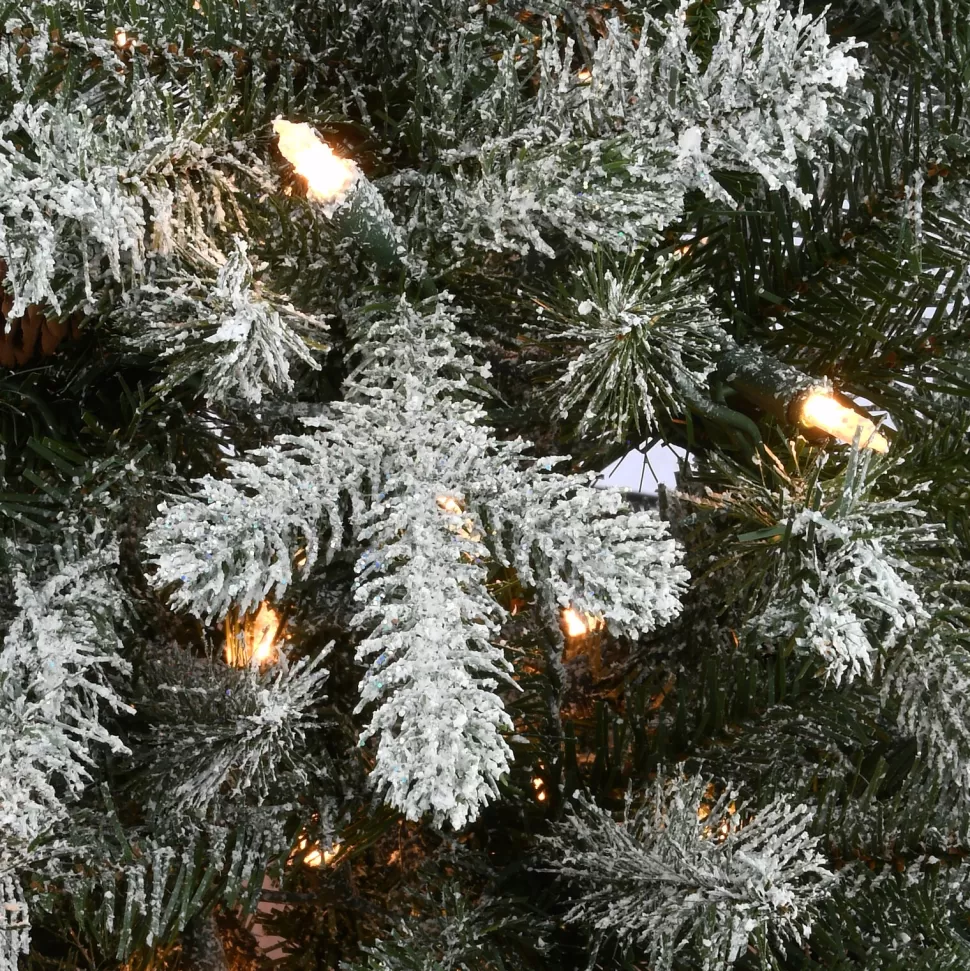 Discount The Holiday Aisle 6'6" Green Spruce Artificial Christmas Tree With 400 Clear/White Lights