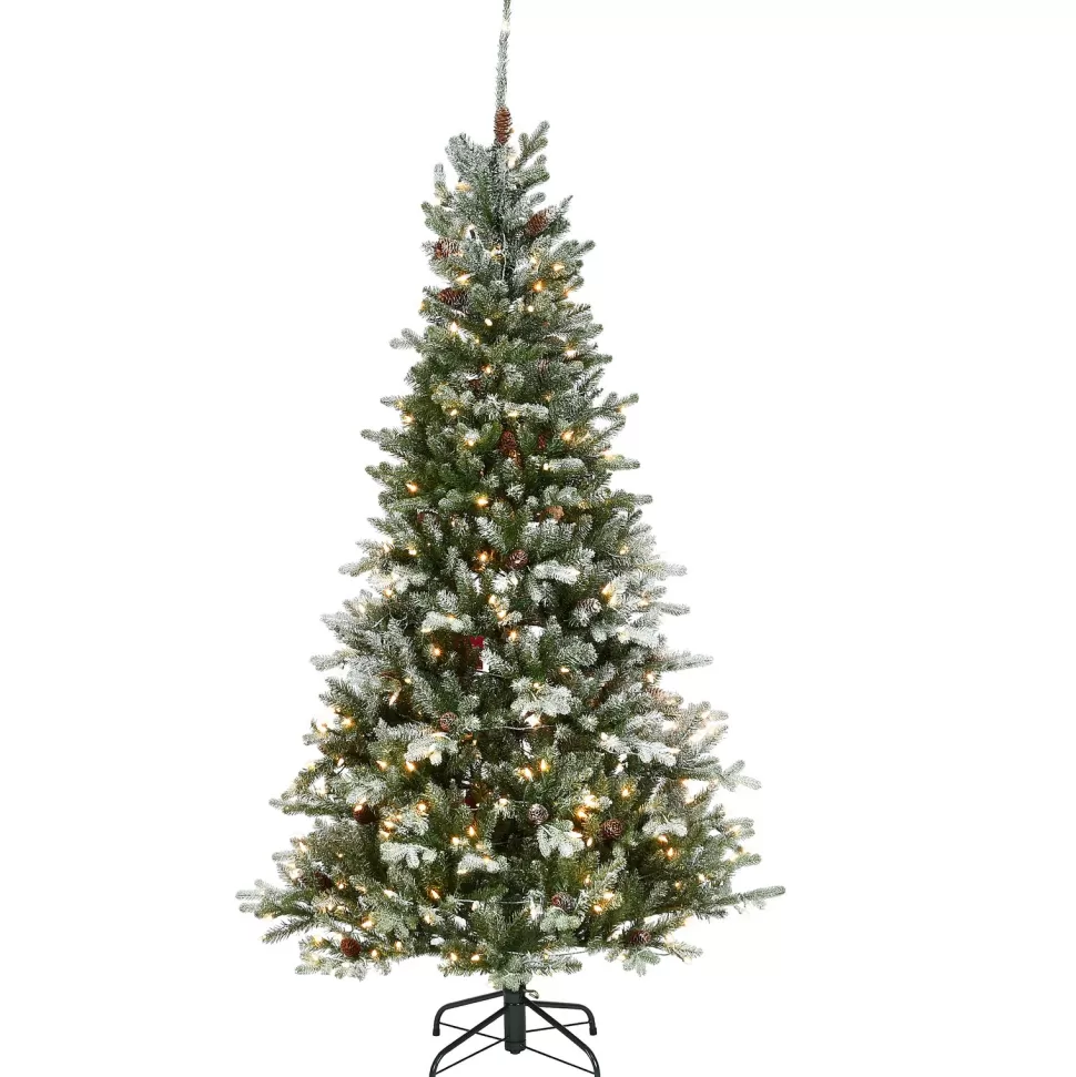 Discount The Holiday Aisle 6'6" Green Spruce Artificial Christmas Tree With 400 Clear/White Lights