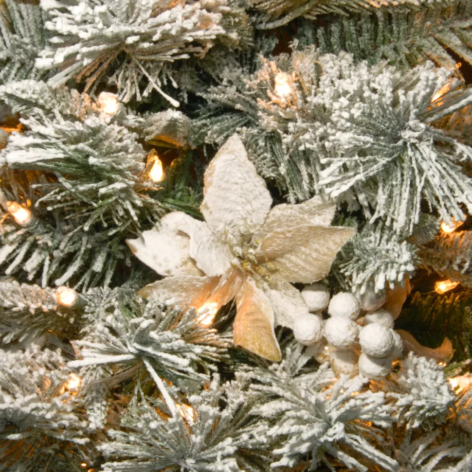 Best Sale Three Posts 6' Green Fir Artificial Flocked/Frosted Christmas Tree With 200 Lights