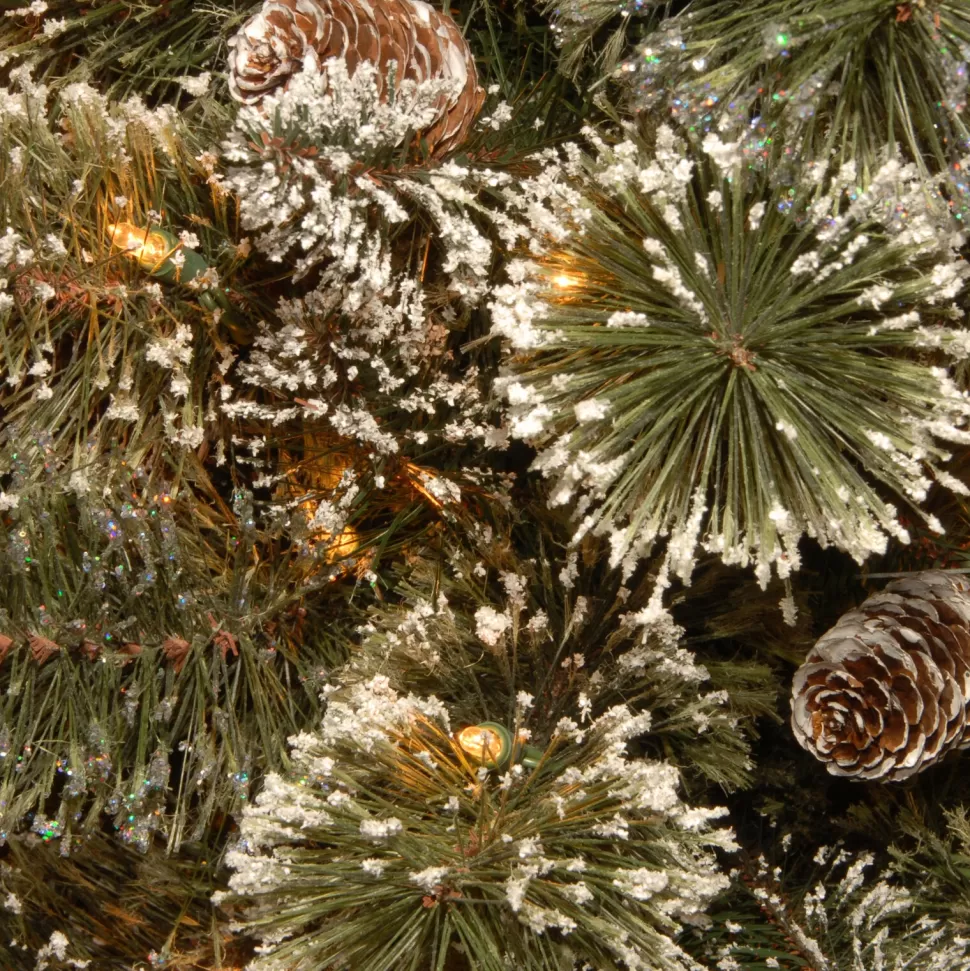 Online The Holiday Aisle 6' H Green Artificial Pine Cashmere Christmas Tree With 200 Lights