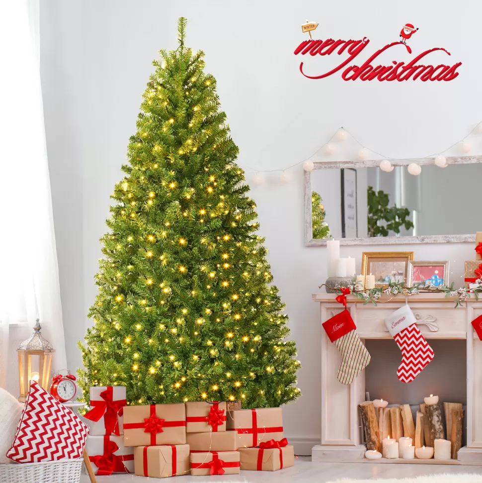Outlet The Holiday Aisle 72" H Green Pine Christmas Tree With 350 Led Lights