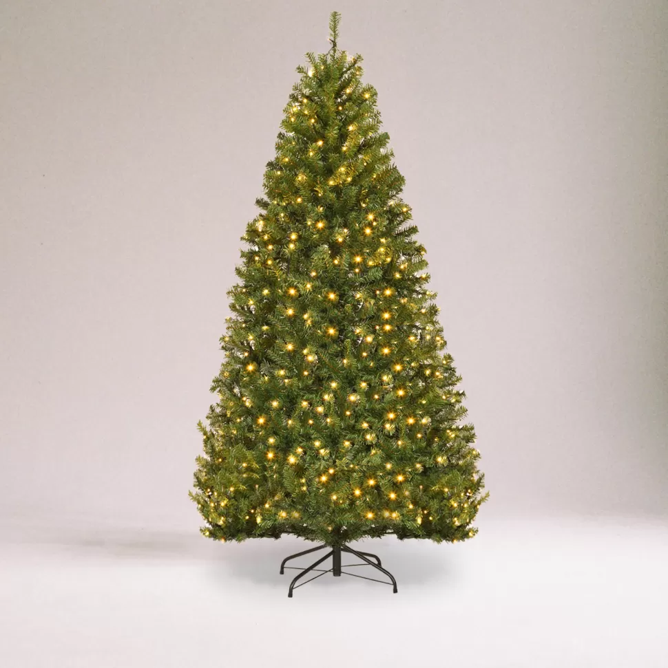 Outlet The Holiday Aisle 72" H Green Pine Christmas Tree With 350 Led Lights