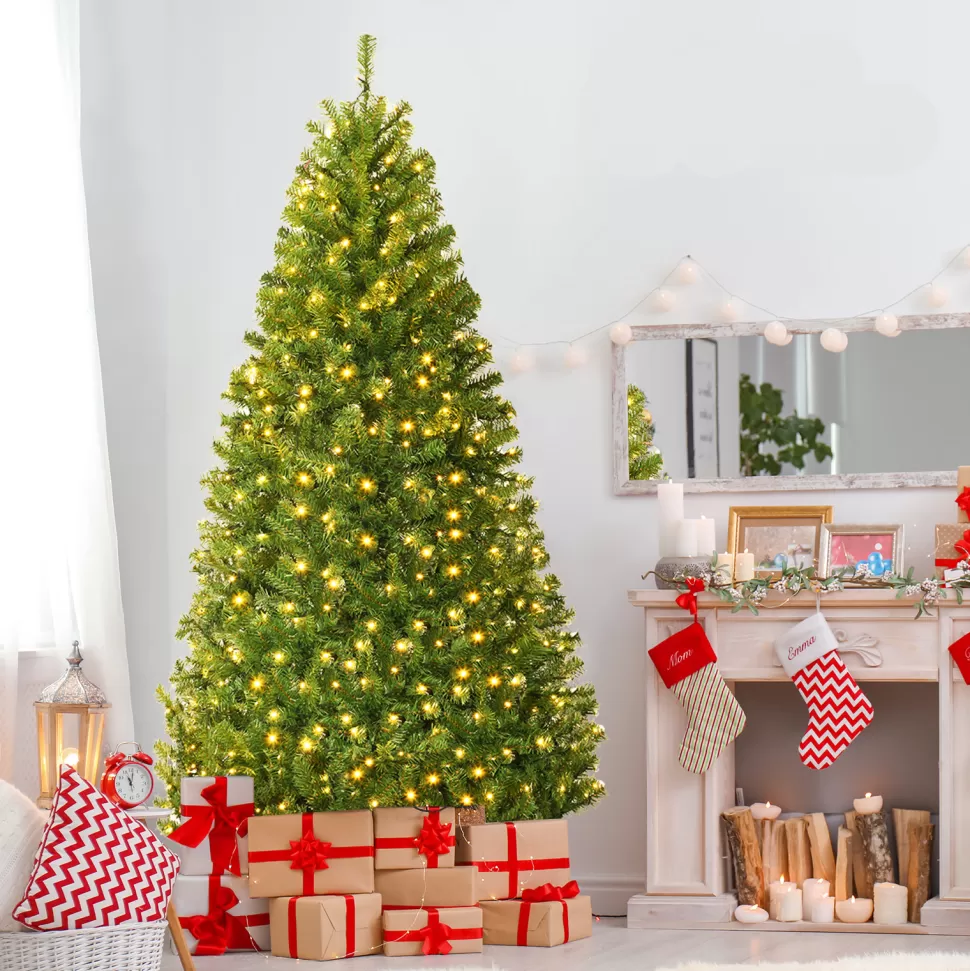 Outlet The Holiday Aisle 72" H Green Pine Christmas Tree With 350 Led Lights