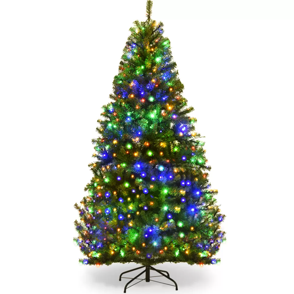 Outlet The Holiday Aisle 72" H Green Pine Christmas Tree With 350 Led Lights