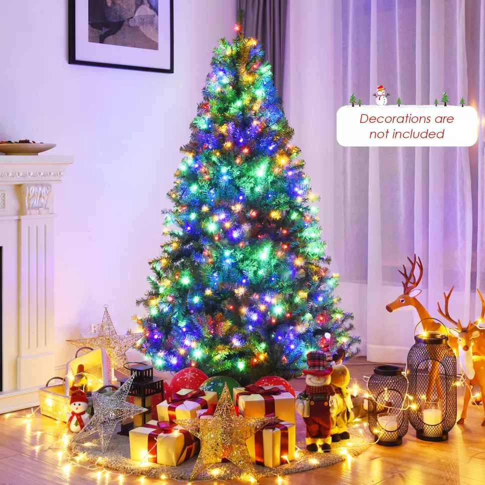 Outlet The Holiday Aisle 72" H Green Pine Christmas Tree With 350 Led Lights