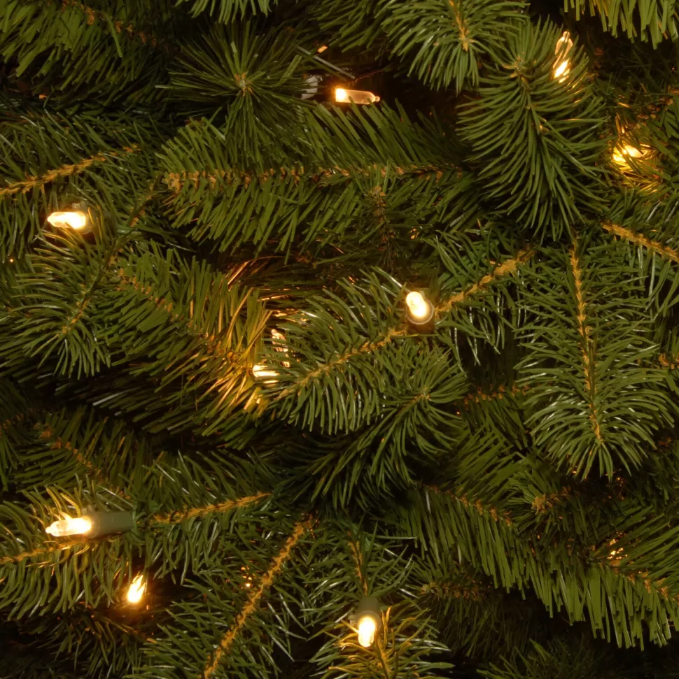 Clearance The Holiday Aisle 7.5' Green Fir Artificial Christmas Tree With 1200 Multi-Color Lights