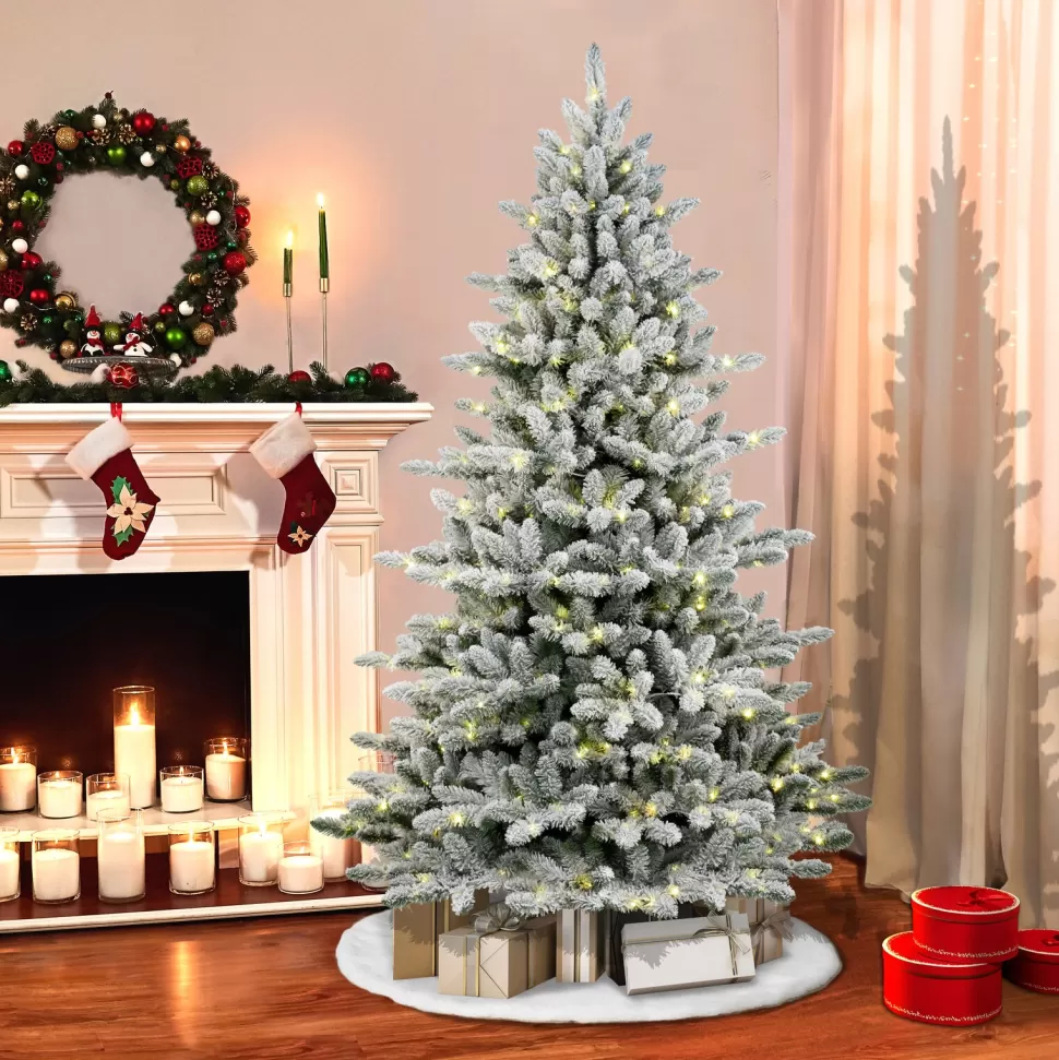 Fashion The Holiday Aisle 7.5' Lighted Artificial Pine Christmas Tree - Stand Included