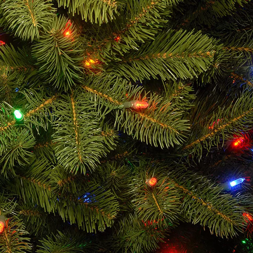 Clearance Three Posts 78" H Green Artificial Most Realistic Fir Christmas Tree With 650 Lights