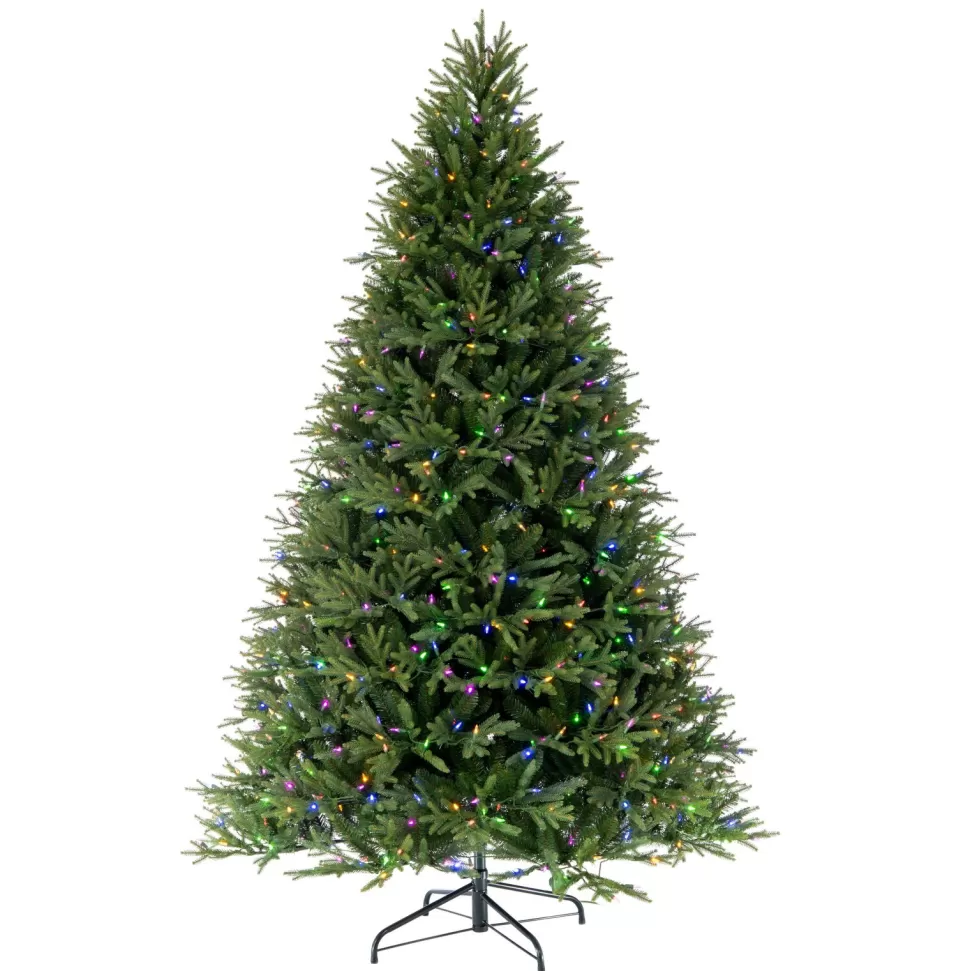 Fashion The Holiday Aisle 78'' H Green Realistic Fir Christmas Tree With 500 Led Color Changing/Combination Lights