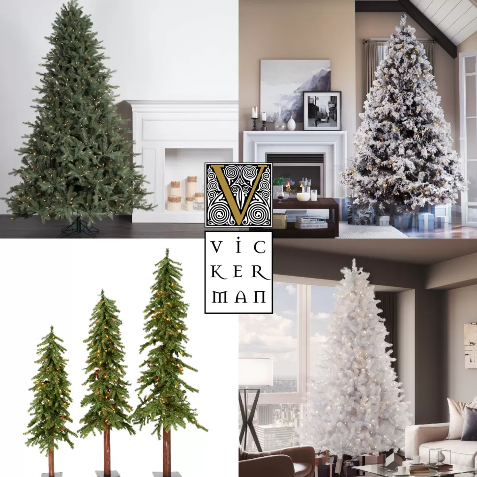 Outlet The Holiday Aisle 78'' H Green Realistic Spruce Christmas Tree With 500 Led Lights