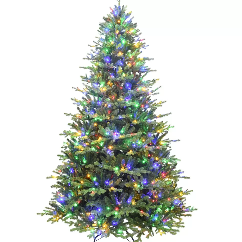 Cheap The Holiday Aisle 7' 5' H Slender Green Cashmere Christmas Tree