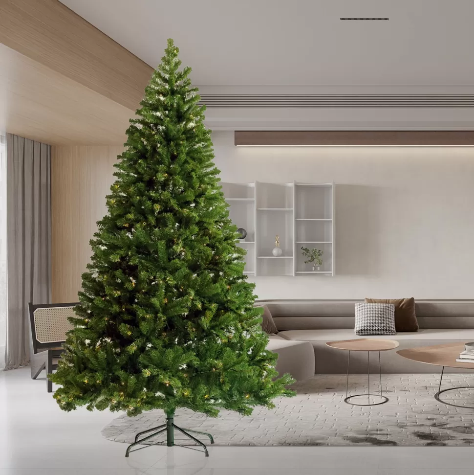Cheap The Holiday Aisle 7' 6" H Green Realistic Artificial Fir Cashmere Christmas Tree With 400 Led Lights