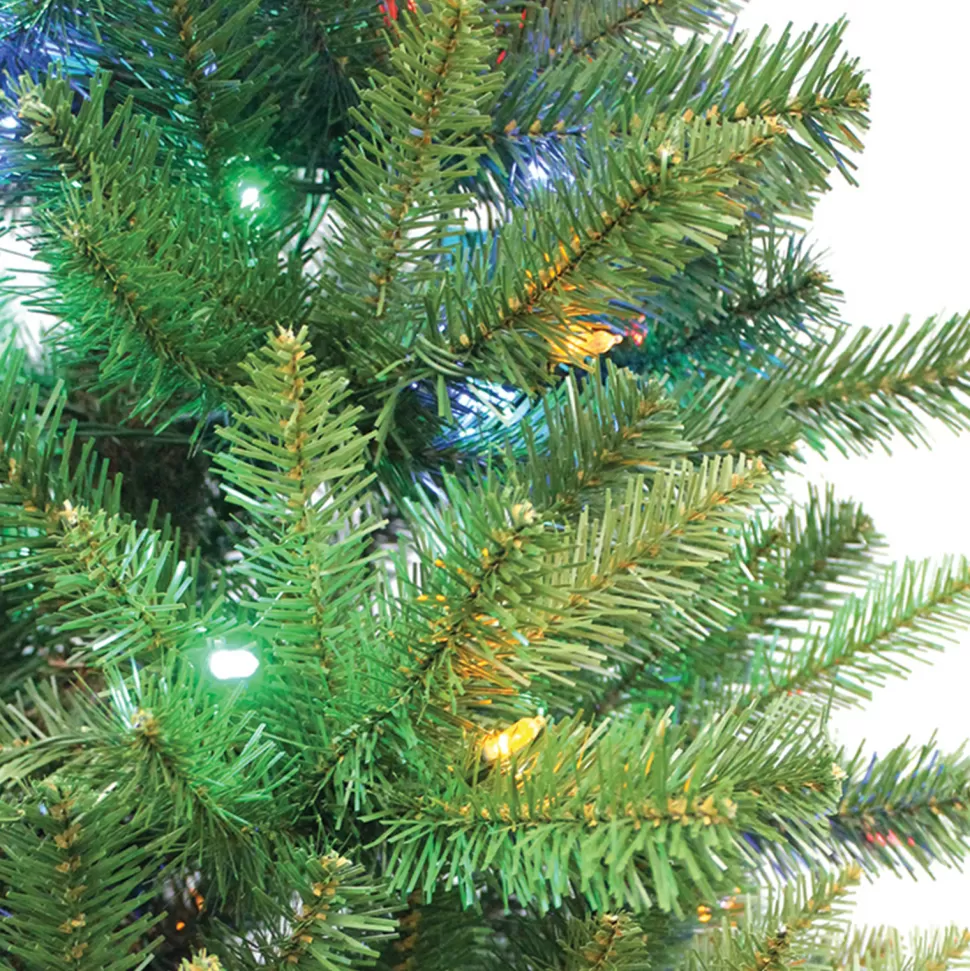 Flash Sale The Holiday Aisle 7' Green Pine Artificial Christmas Tree With 230 Multi-Colored Lights