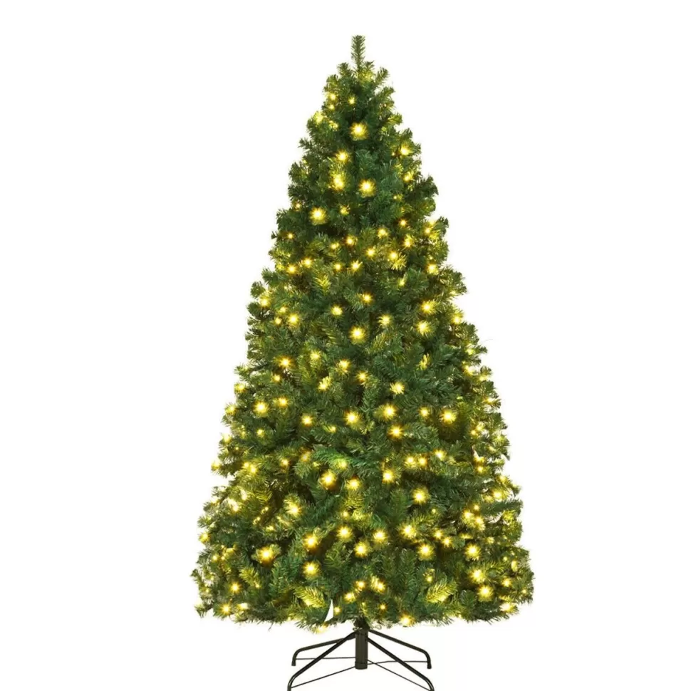 Hot The Holiday Aisle 7' Green Pine Artificial Christmas Tree With 300 Clear/White Lights