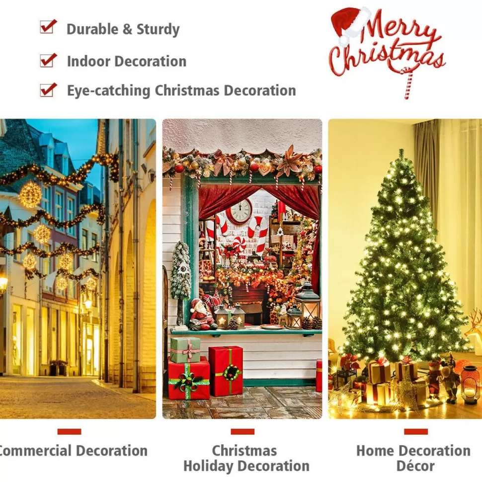 Hot The Holiday Aisle 7' Green Pine Artificial Christmas Tree With 300 Clear/White Lights