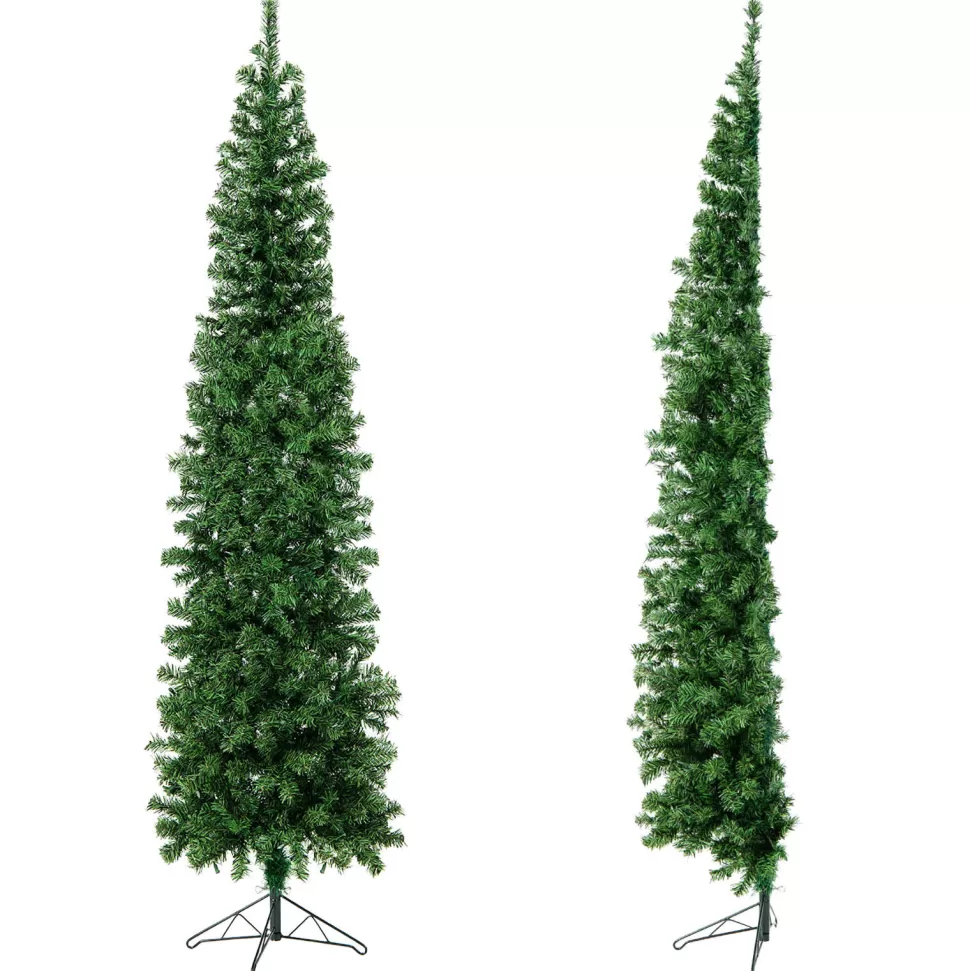 Online The Holiday Aisle 7' H Green Pine Cashmere Christmas Tree With 150 Mini Incandescent Lights