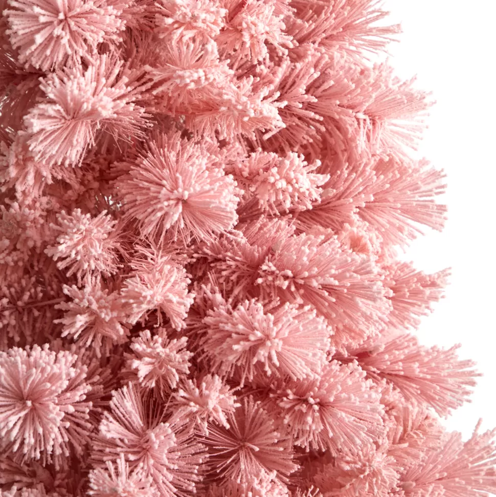 Fashion The Holiday Aisle 7' H Pink Pine Cashmere Christmas Tree With 300 Led Lights