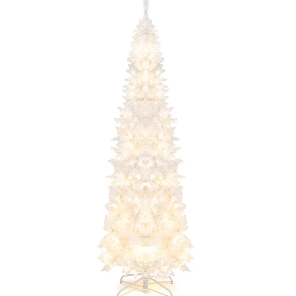 Hot The Holiday Aisle 7' Lighted Artificial Spruce Christmas Tree