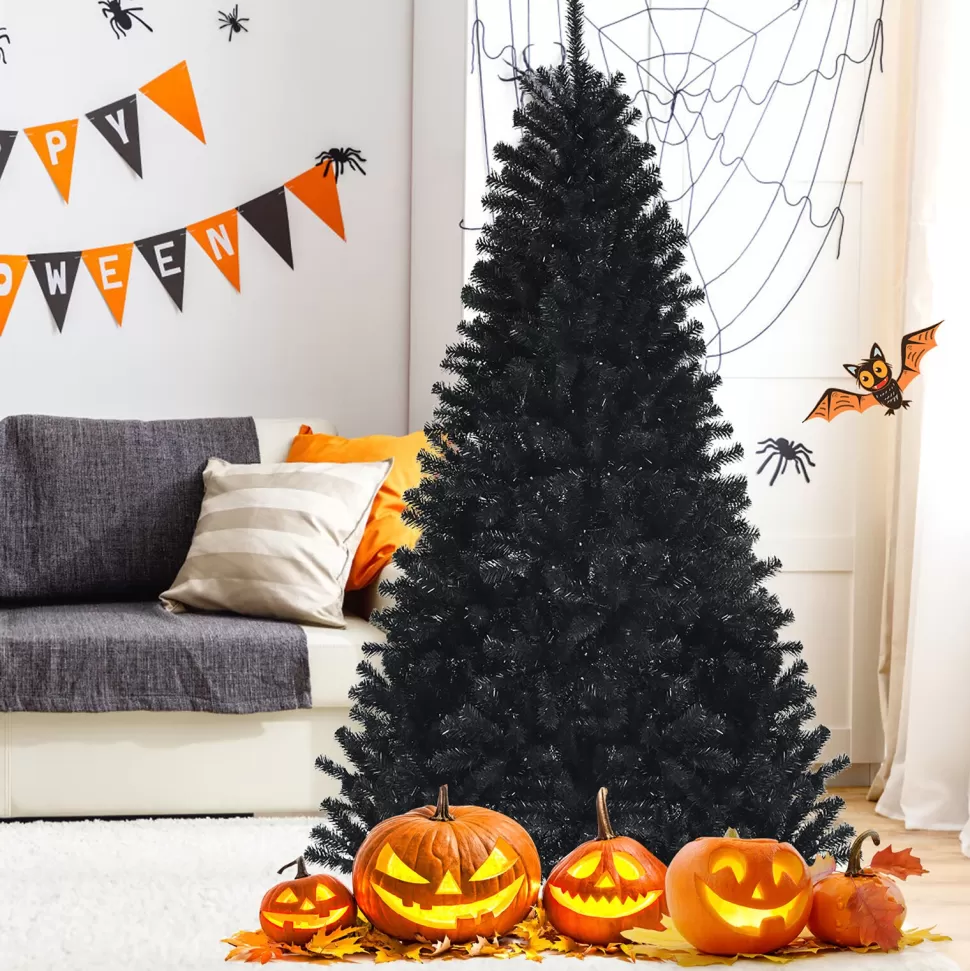 Discount The Holiday Aisle 84" H Black Pine Cashmere Christmas Tree With 500 Led Lights