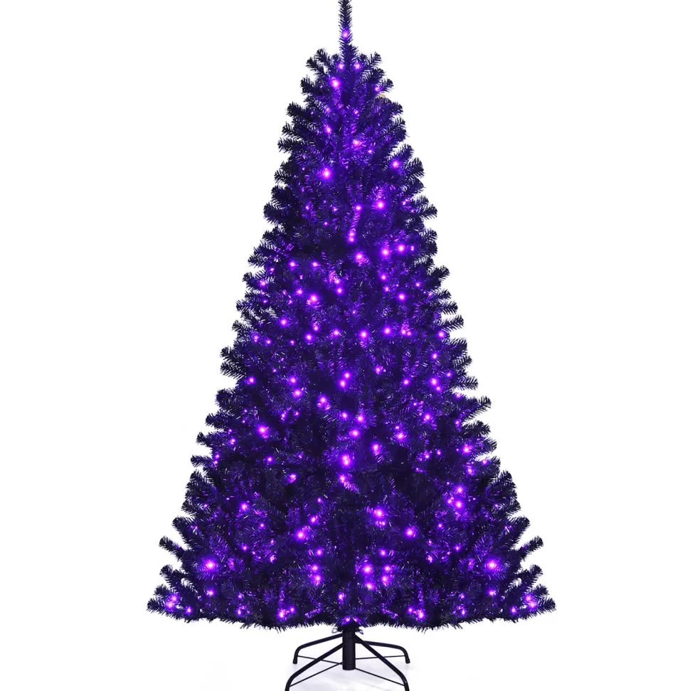 Discount The Holiday Aisle 84" H Black Pine Cashmere Christmas Tree With 500 Led Lights