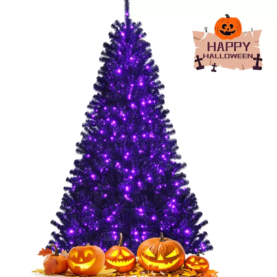 Discount The Holiday Aisle 84" H Black Pine Cashmere Christmas Tree With 500 Led Lights